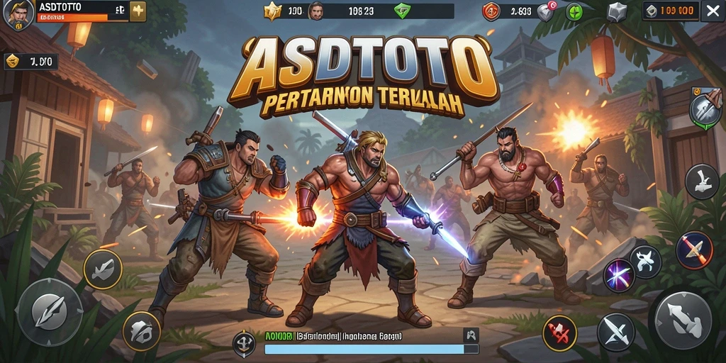 Tampilan gameplay intens dan seru di ASDTOTO.