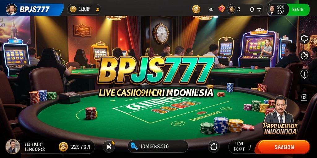 Tampilan menarik BPJS777 saat gameplay Live Casino berlangsung.