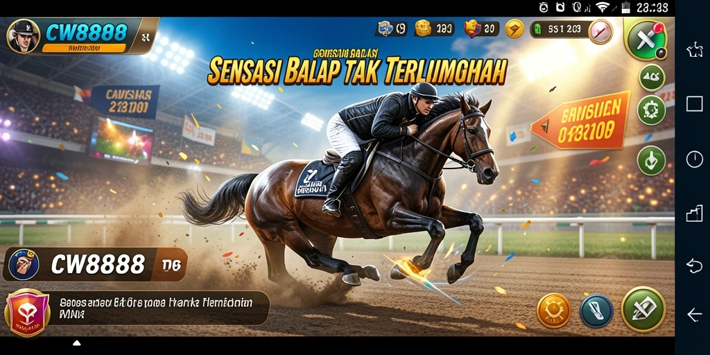 Tampilan gameplay Racing yang seru di CW8888.