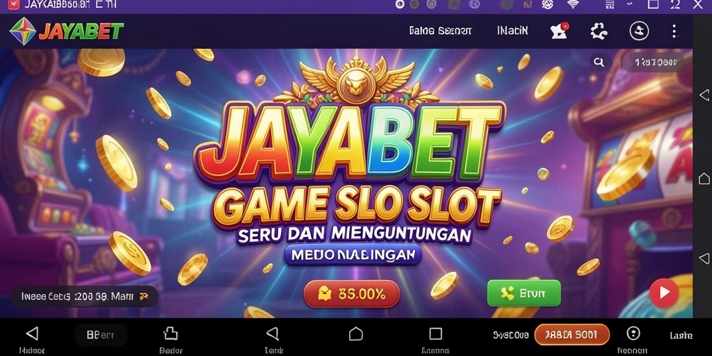 Tampilan gameplay JAYABET yang memukau dalam permainan Slot.