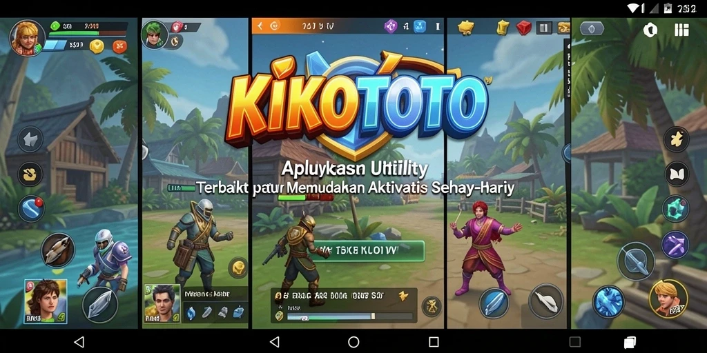 Tampilan antarmuka pengguna KIKOTOTO yang intuitif dan sederhana.