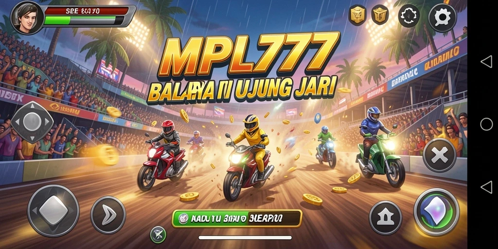 Gameplay balapan seru dengan grafis menawan di MPL777.