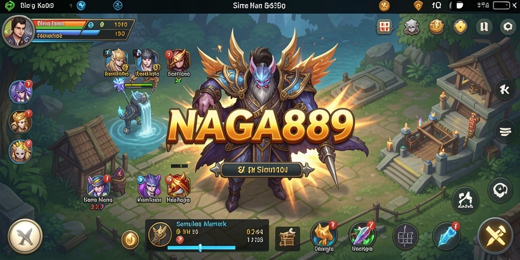 Tampilan gameplay menarik dan interaktif dalam NAGA889.