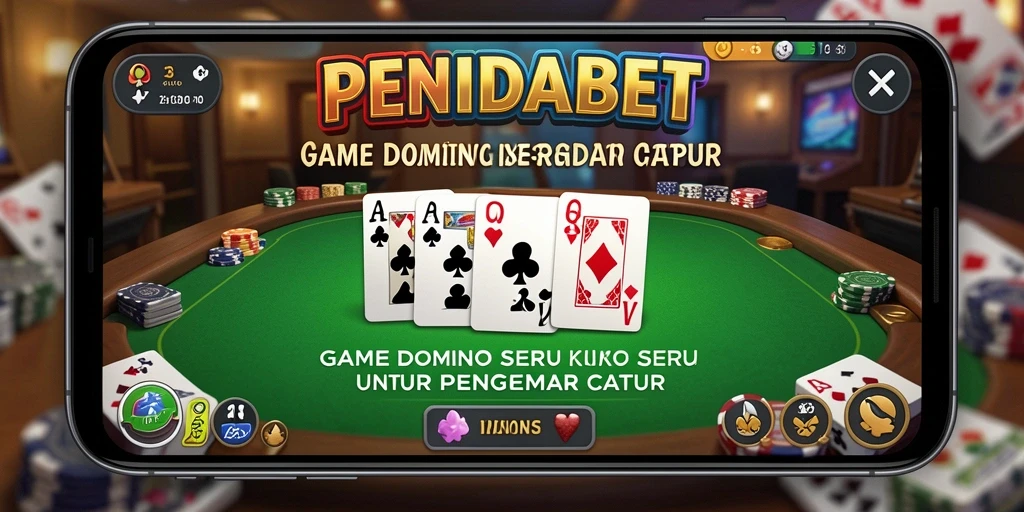 Screenshot gameplay PENIDABET yang menampilkan serunya bermain domino.