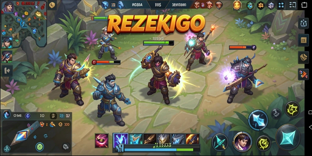 Tampilan permainan seru dan strategis di REZEKIGO.
