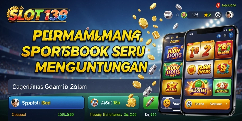 Tampilan utama SLOT138 menunjukkan berbagai opsi taruhan olahraga.