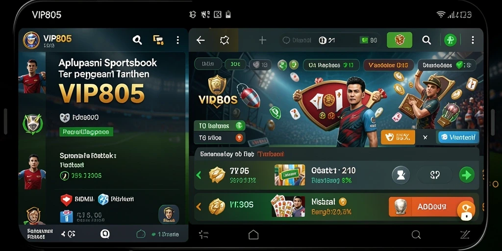 Tampilan menarik dari gameplay Sportsbook VIP805.